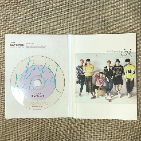 VIXX [ Boy's Record ] Official Album Photobook, Photobook + CD / New / Gift