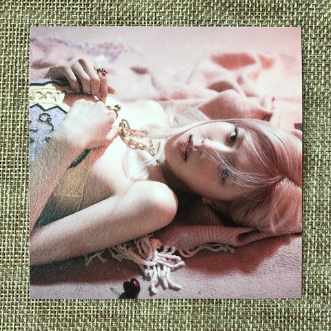 BLACKPINK ROSE #7 [ -R- ] Official Postcard, 1st Single / New / Gift