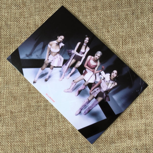 BLACKPINK GROUP [Born Pinkvenom] Official Postcard, YG SELECT POP-UP Store /+G