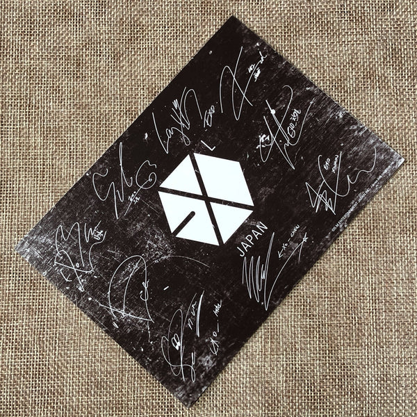 EXO GROUP [ Love Me Right Romantic 2015 Japan ] Official Postcard / New / Gift