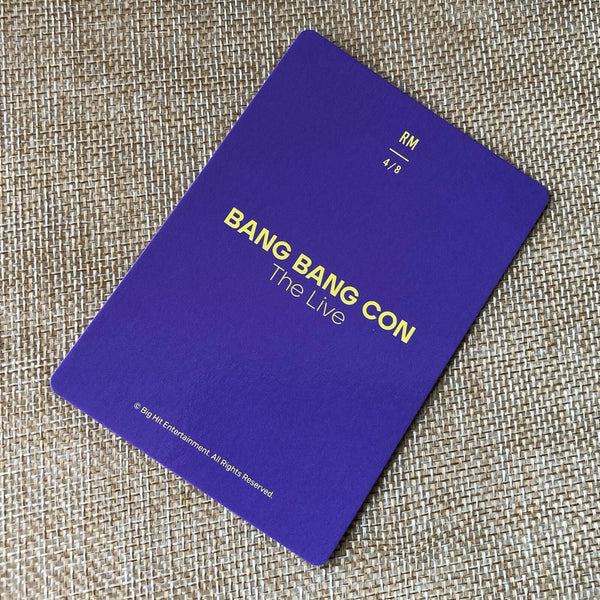 BTS RM 4/8 [ BANG BANG CON The Live ] Official Mini Photocard / New / Gift