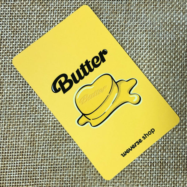 BTS JUNGKOOK [ Butter Weverse Pre-Order ] Official Photocard / New / Gift