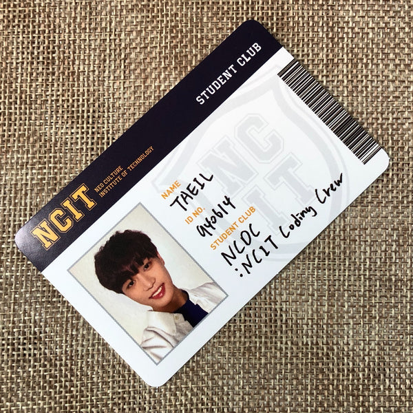 NCT 127 TAEIL [ NCIT ] Official Random Photo Pack ID Sticker / New / Gift