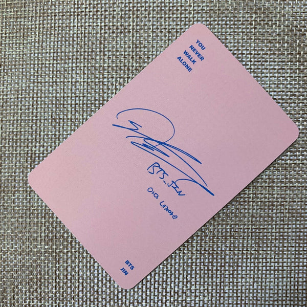 BTS JIN [ YNWA You Never Walk Alone ] Official Photocard / New / Gift