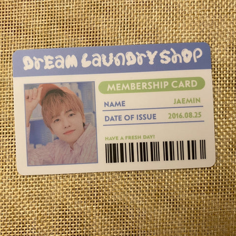 NCT JAEMIN [ DREAM LAUNDRY SHOP MD ] Official Membership Photocard / New / Gift