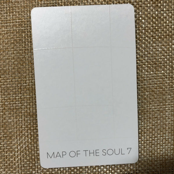 BTS SUGA [ Map Of The Soul 7 ] Official Photocard, Album Ver 1 / New / Gift