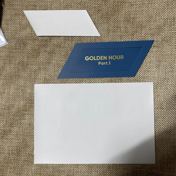 ATEEZ All Member Signed Promo Album [Golden Hour Part. 1] Message Full Set /+G