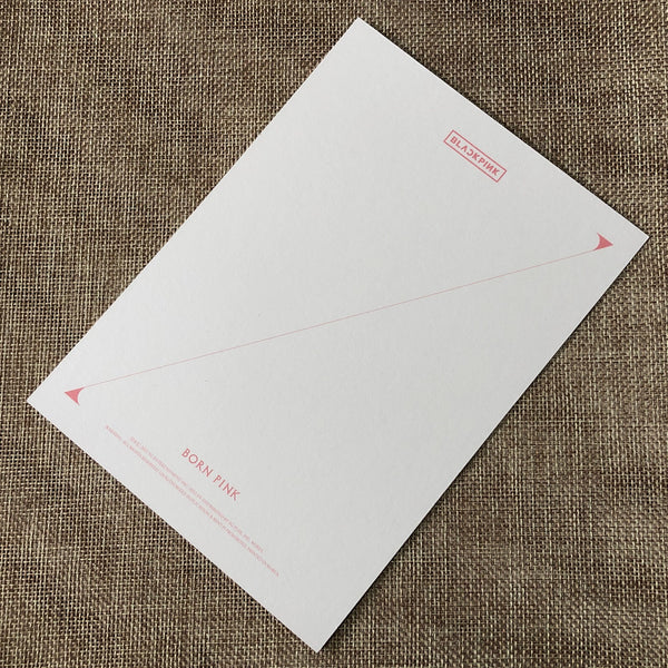 BLACKPINK JISOO [ Born Pink ] Official Large Postcard, Box Set Ver / New / Gift
