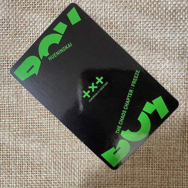 TXT HUENINGKAI [The Chaos Chapter Freeze] Official Photocard / New, Rare / Gift