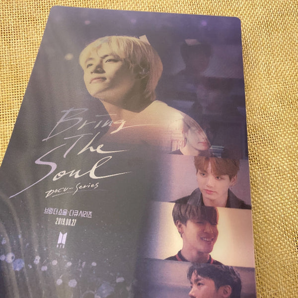 BTS V [Bring The Soul Movie] Official Lenticular Photocard Postcard / New, Rare