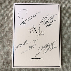 MAMAMOO #2 [ WHERE ARE WE WAW ] Signed Promo Album Autographed / CD+Photobook+PC