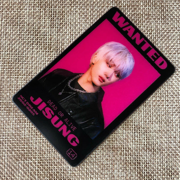 NCT DREAM JISUNG [GLITCH MODE] Official Lenticular Photocard, Glitch / Gift