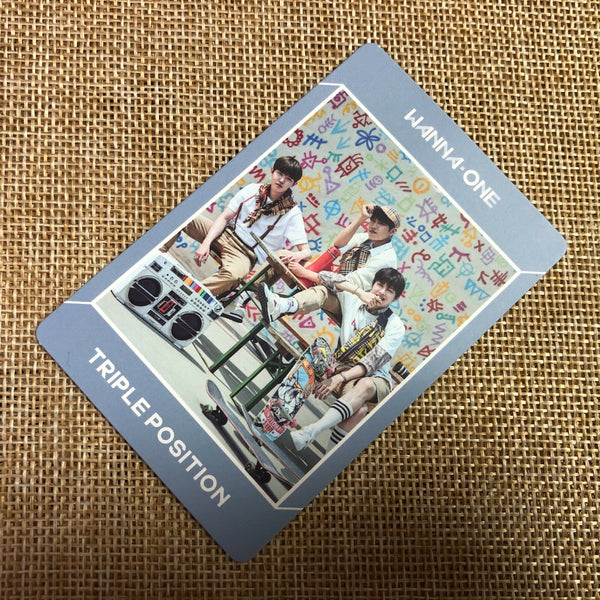 WANNA ONE TRIPLE POSITION [ Undivided ] Official Photocard / New / Gift
