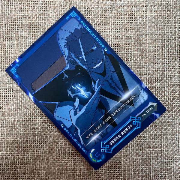 Solo Leveling SL 038 C Card | Korean Webtoon | Official D&C Media | New, +Gift