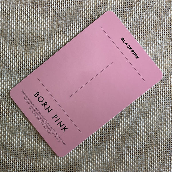 BLACKPINK LISA [ Born Pink ] Official Photocard, Box Set Ver. / New, Rare / Gift