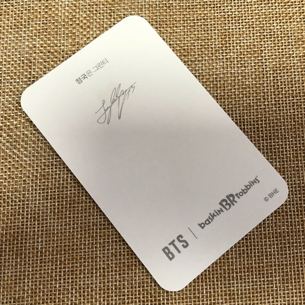 BTS JUNGKOOK [ Baskin Robbins Promo ] Official Limited Photocard / New / Gift