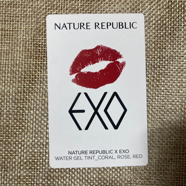EXO SUHO [ Nature Republic Promotional ] Official Photocard / New, Rare / Gift
