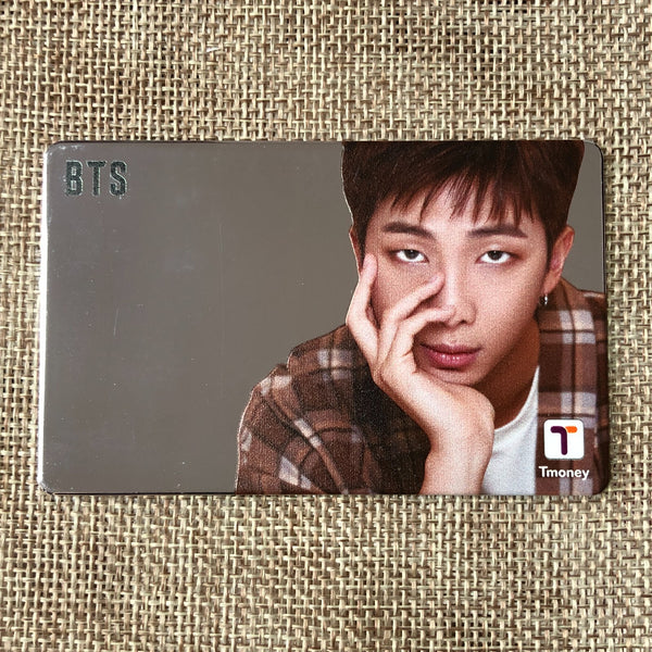 BTS RM [ 2021 CU T-Money ] Official Mirror Transparent Photocard / New / Gift