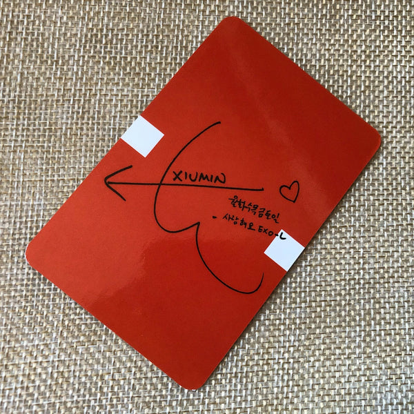 EXO XIUMIN [ CBX Blooming Days ] Official Photocard, 1st Mini Album / New / Gift