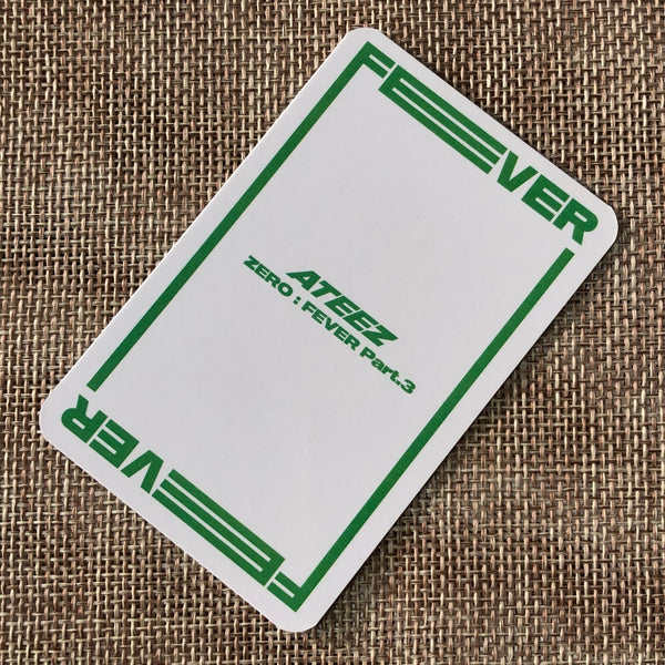 ATEEZ WOOYOUNG [Zero : Fever Part.3 Apple Music] Official Photocard / New / Gift