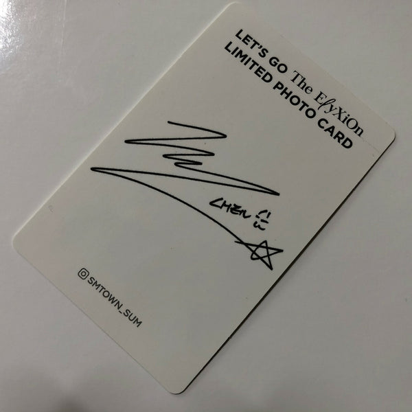 EXO SM CHEN [ ElyXion ] Official Limited Photocard, COEX / New / Gift