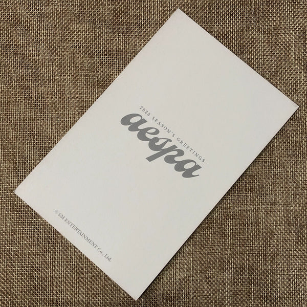 AESPA NINGNING [ 2023 Season's Greetings ] Official Postcard / New / Gift