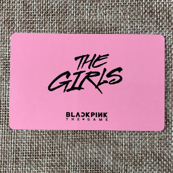 BLACKPINK JISOO [THE GAME The Girls] Official Photocard, Stella Ver. / Gift