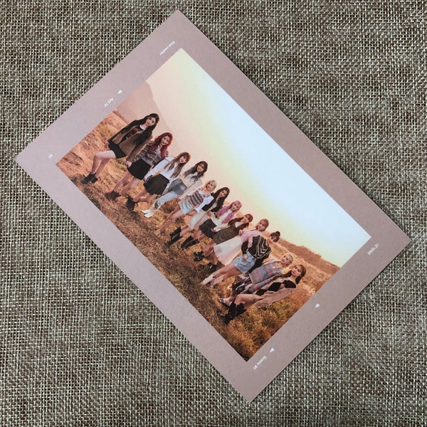 IZ*ONE HITOMI [ One-reeler / Act IV ] Official Cover Postcard / New / Gift