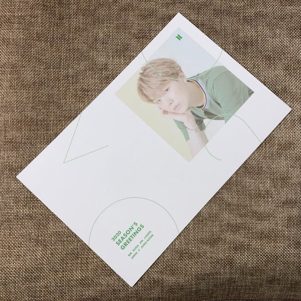 BTS SUGA [ 2020 Season's Greetings ] Official Limited Mini Poster / New / Gift