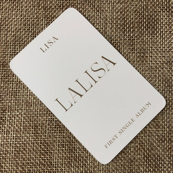 BLACKPINK LISA #1 [LALISA Ktown4U Benefit] Official Limited Photocard / Gift