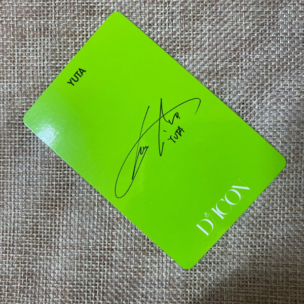 NCT Dream YUTA #7 [ 2019 Dicon Custom Book ] Official Photocard / New / Gift