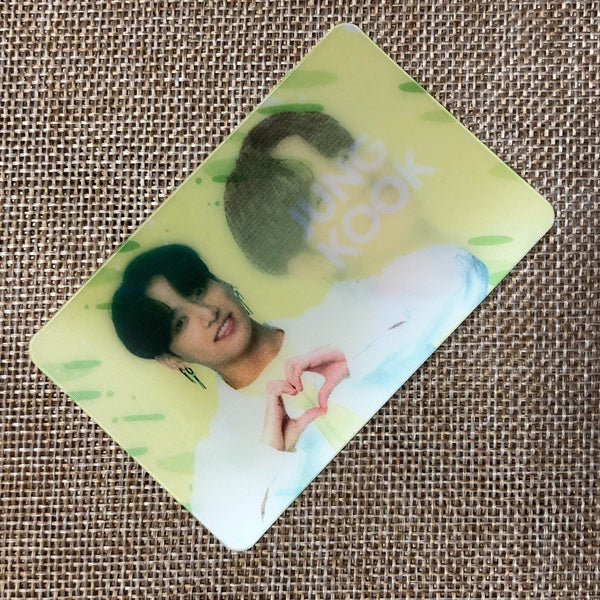 BTS JUNGKOOK [ Chilsung Cider ] Official Lenticular Photocard / New, Rare / Gift