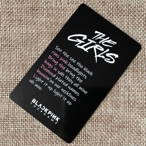 BLACKPINK LISA [THE GAME The Girls] Official Photocard, Stella Ver. / New / Gift