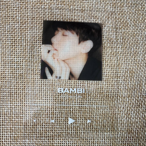 EXO BAEKHYUN #3 [BAMBI] Official Clear Card Photocard, 3rd mini Album / Gift