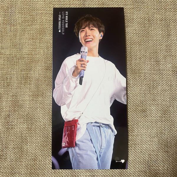 BTS J-HOPE [Speak Yourself World Tour London DVD] Official Bookmark / New / Gift