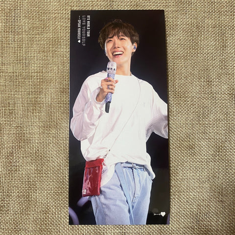 BTS J-HOPE [Speak Yourself World Tour London DVD] Official Bookmark / New / Gift