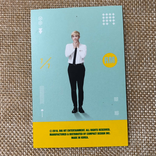 BTS RM 7/7 [ 3rd Muster ARMY.ZIP ] Official Player Card Photocard / New / Gift