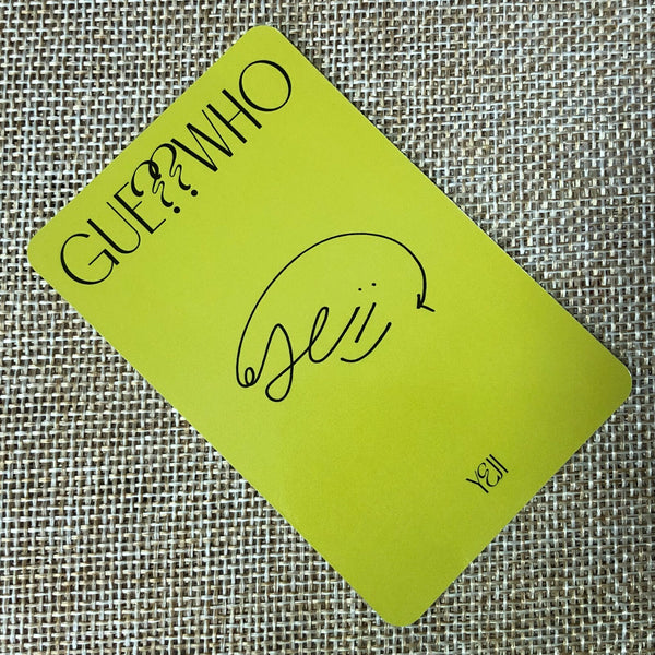 ITZY YEJI #5 [ GUESS WHO ] Official Special Photocard / New / Gift