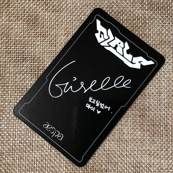 AESPA GISELLE [ Girls ] Official Photocard, Digipack Ver / New / Gift