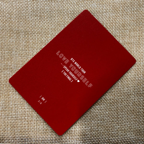 BTS RM 2/8 [ Speak Yourself The Final ] Official Mini Photocard / New / Gift