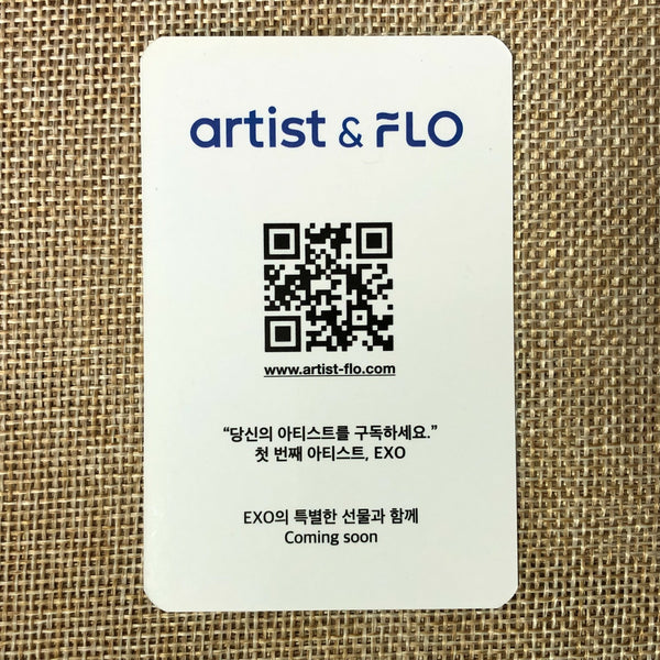 EXO CHANYEOL #1 [ EXO FLO Promotional ] Official Photocard, Limited / New / Gift