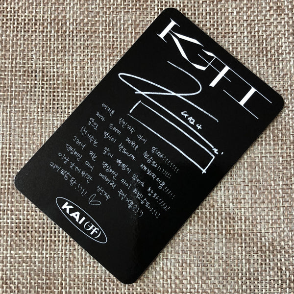 EXO KAI [ Mmmh ] Official Photocard, 1st Solo / New / Gift