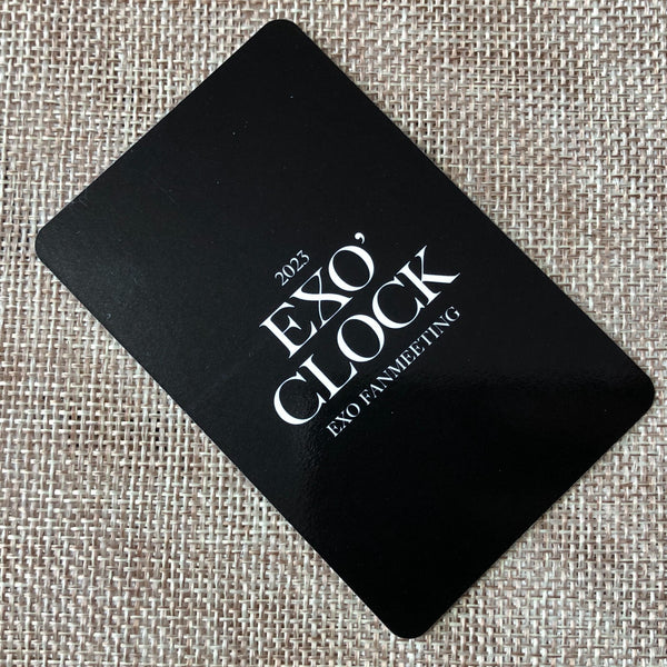EXO CHANYEOL [ 2023 Fan meeting EXO' Clock ] Official Photocard / New / Gift