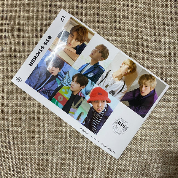 BTS [ 2017 Season's Greetings ] Official Sticker Set / New, Rare / Gift