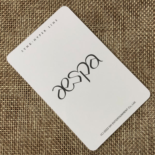 AESPA GISELLE #2 [ Concert SINK HYPER LINE ] Official Photocard / New / Gift