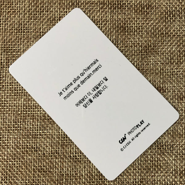 BTS V #2 [Break The Silence Movie] Official Ticket Photocard Photo / New / Gift