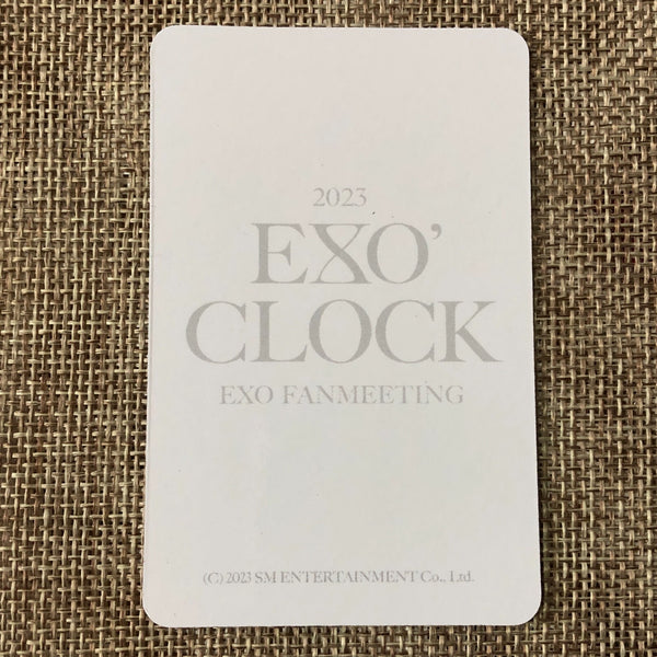 EXO SUHO [ 2023 Fan meeting EXO' Clock ] Official Photocard / New / Gift