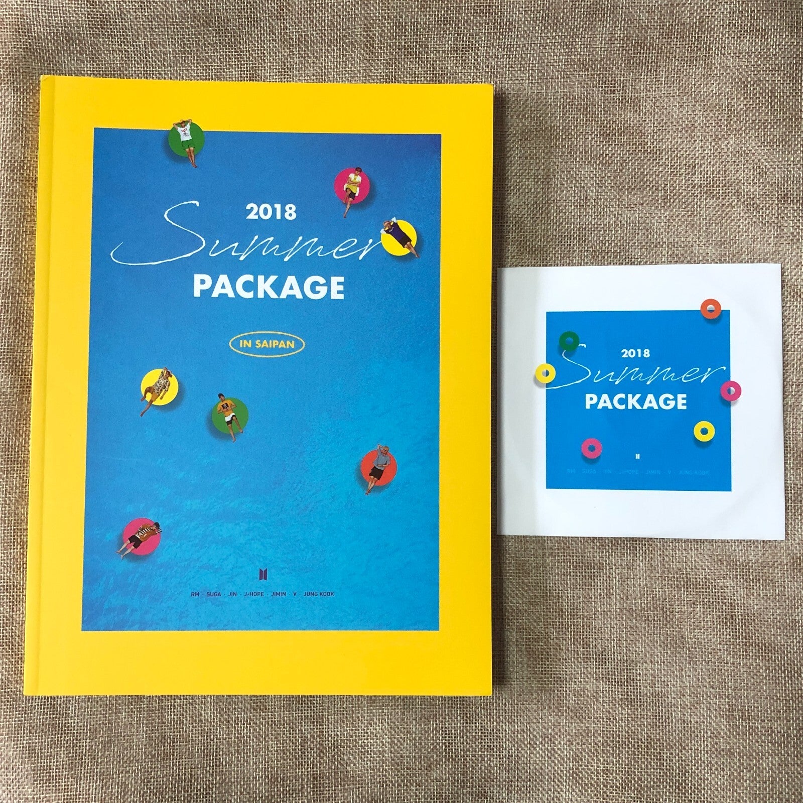 BTS GROUP [2018 Summer Package Saipan] Official Photobook + DVD Set / New / Gift