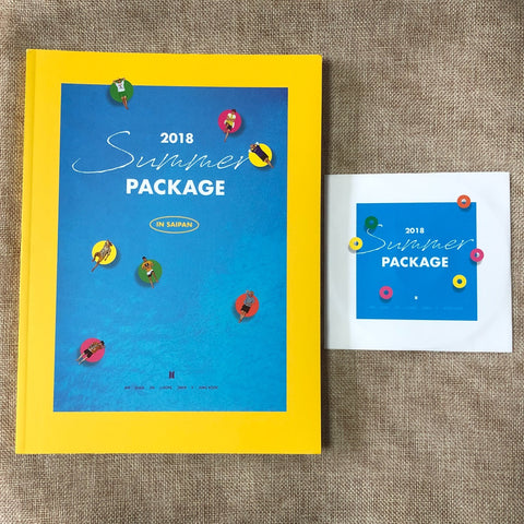 BTS GROUP [2018 Summer Package Saipan] Official Photobook + DVD Set / New / Gift