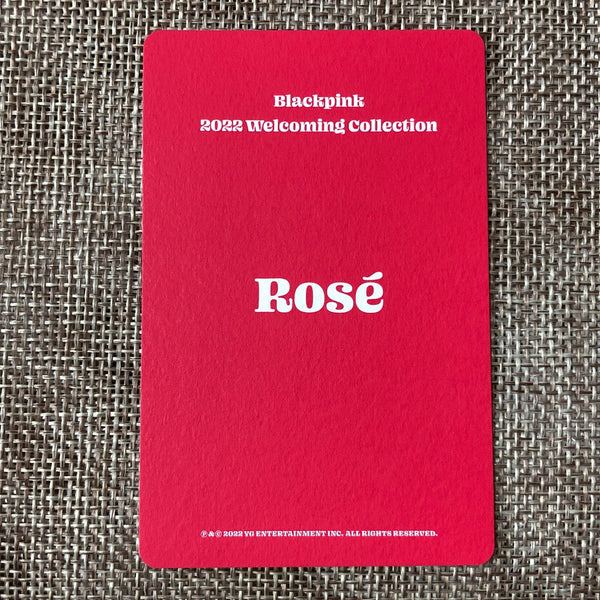 BLACKPINK ROSE #5 [ 2022 Welcoming Collection ] Official Photocard / New / Gift